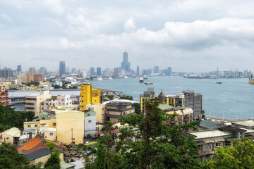Obraz premium View of Kaohsiung from top