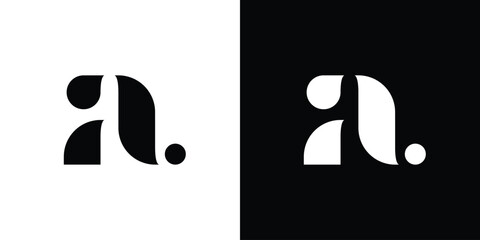 letter a monogram vector logo design - obrazy, fototapety, plakaty