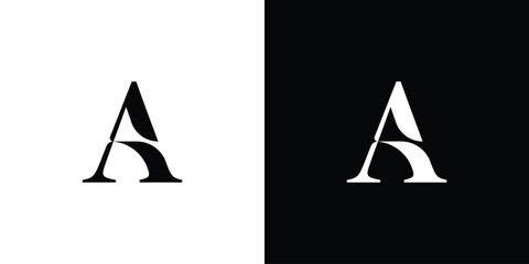 letter a monogram vector logo design
