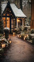 Holiday Charm: Christmas Magic in a Garden Setting
