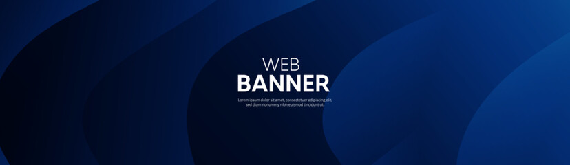 Blue background, Blue banner