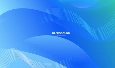 Abstract blue background, Blue banner