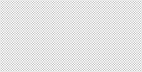 Seamless black polka dot pattern vector image stock illustration. - obrazy, fototapety, plakaty