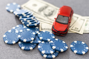 Blue Chip Stock Investment Stock Photo