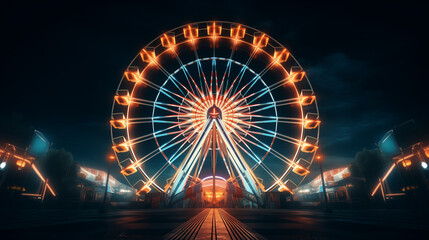 Ferris Wheel at Night