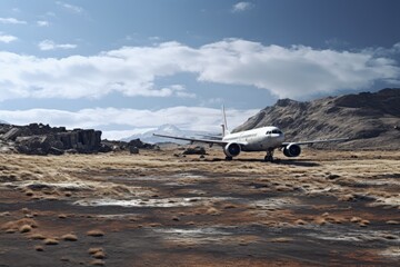 Desolate And Remote Airfield