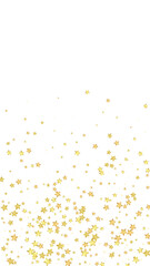 Magic stars vector overlay.  Gold stars scattered