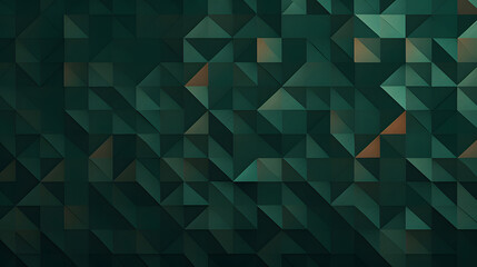 green abstract geometric background