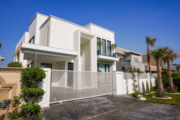 Modern minimalist front house elevation