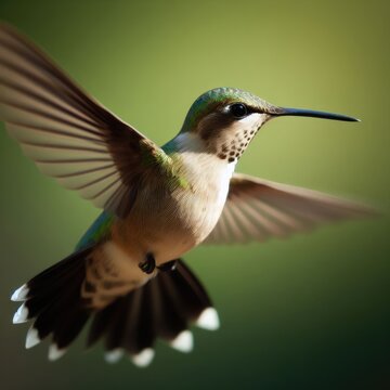 hummingbird in flight background photo