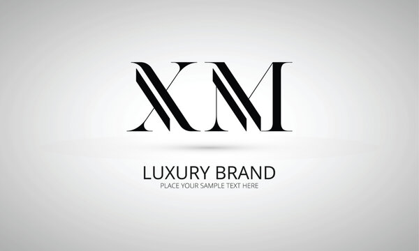 XM X xm initial logo | initial based abstract modern minimal creative logo, vector template image. luxury logotype logo, real estate homie logo. typography logo. initials logo
