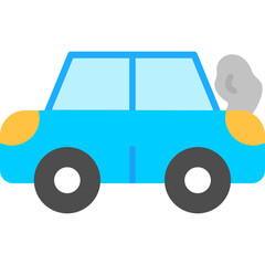 Broken Car Icon