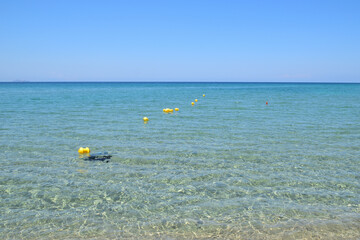 Fototapeta na wymiar Zamatas beach, Lemnos island, Greece, Aegean Sea