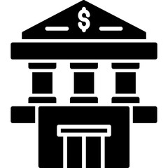 Fototapeta premium bank Icon