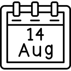 August 14 Icon
