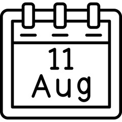 August 11 Icon