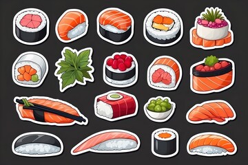 set of sushi