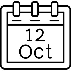 October 12 Icon