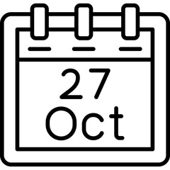 October 27 Icon