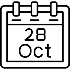 October 28 Icon