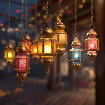 Traditional lantern or akash kandil for diwali festival.