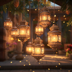 Fototapeta na wymiar Traditional lantern or akash kandil for diwali festival.