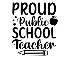 Proud Public School Teacher Svg,100th Day of School,Teacher,Football,Kid Sublimation,Unlocked Gamer,hundredth day,rocked 100 days,pencil