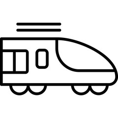 High Speed Train Icon