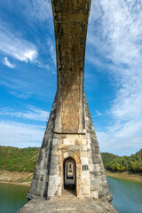 Maglova Aqueduct built by Mimar Sinan in Istanbul. Long exposure techniques on aqueduct columns....
