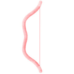 pink polish isolated on white