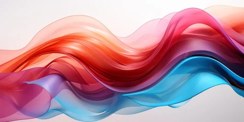 Zelfklevend Fotobehang Fractale golven Abstract colorful wave background, abstract blue wave background, abstract background with smoke effect, abstract colorful background, 