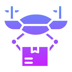 Drone Delivery Icon