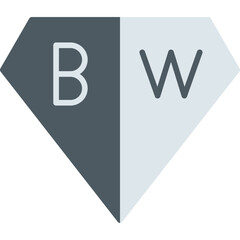 Black And White Icon