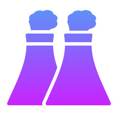 Factory Chimneys Icon