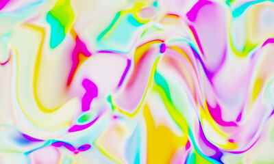 Abstract colorful liquid vibrant background