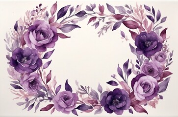 pattern design with Wreath flower on color back ground