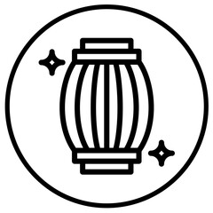 Barrel Vector Icon Design Illustration