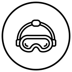 Vr glasses Vector Icon Design Illustration