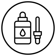 Correction Fluid Vector Icon Design Illustration