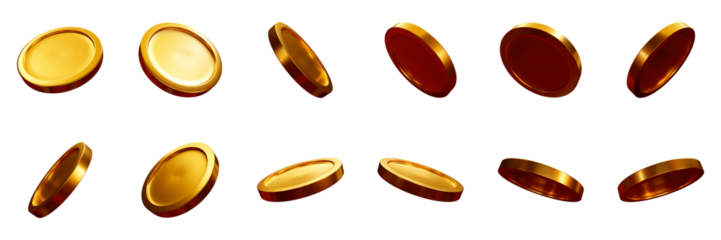 Gold Coins set 