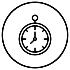 Clock Vector Icon Design Illustration