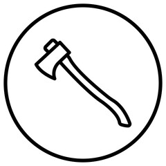 Axe Vector Icon Design Illustration