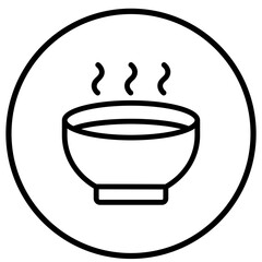 Bowl Vector Icon Design Illustration