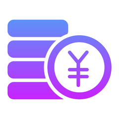 Fototapeta premium Yen Currency Icon