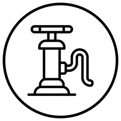 Air Pump Vector Icon Design Illustration