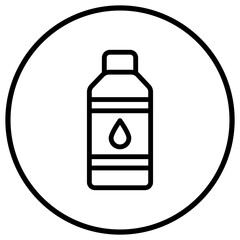 Water Bottle Vector Icon Design Illustration