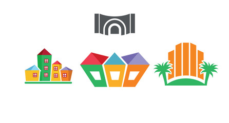 Fototapeta premium building logo design