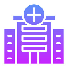 Obraz premium Hospital Icon