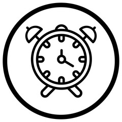 Alarm Vector Icon Design Illustration