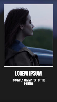 Modern and Minimal Animated Title with Image for Social Media Stories